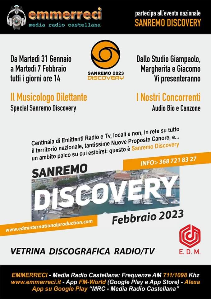 A SANREMO DISCOVERY